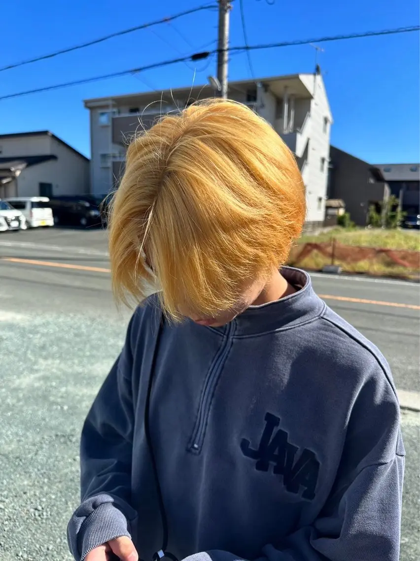 ショート カラー メンズ 🎀透明感カラー🎀 / INOUEのヘアスタイル