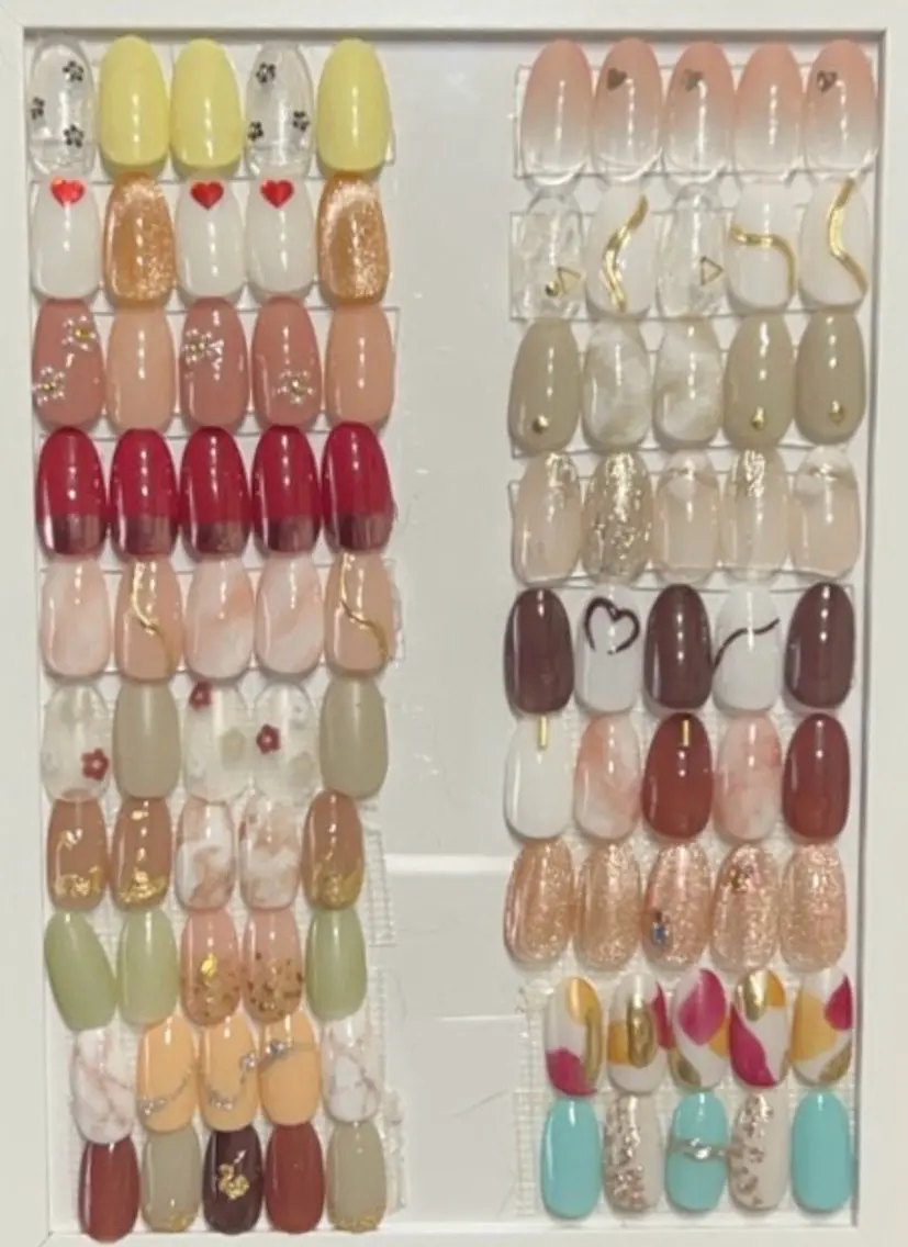 ジェルネイル☆ サンプルから選べる☆オフィスアート【オフ無し限定】4400円の写真