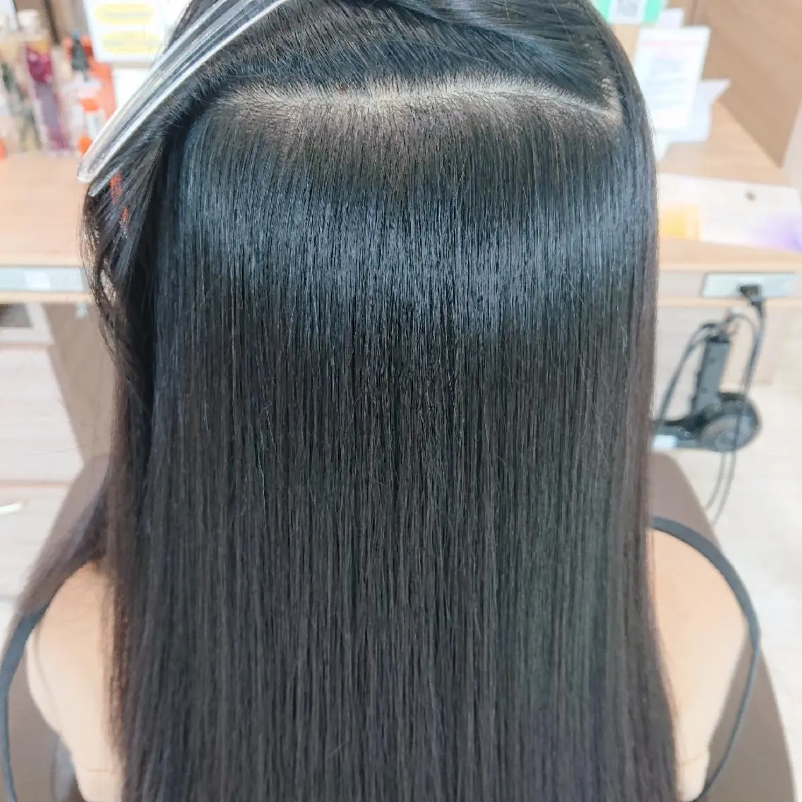 ロング 縮毛矯正 トリートメント 宮本 秀人のヘアスタイル