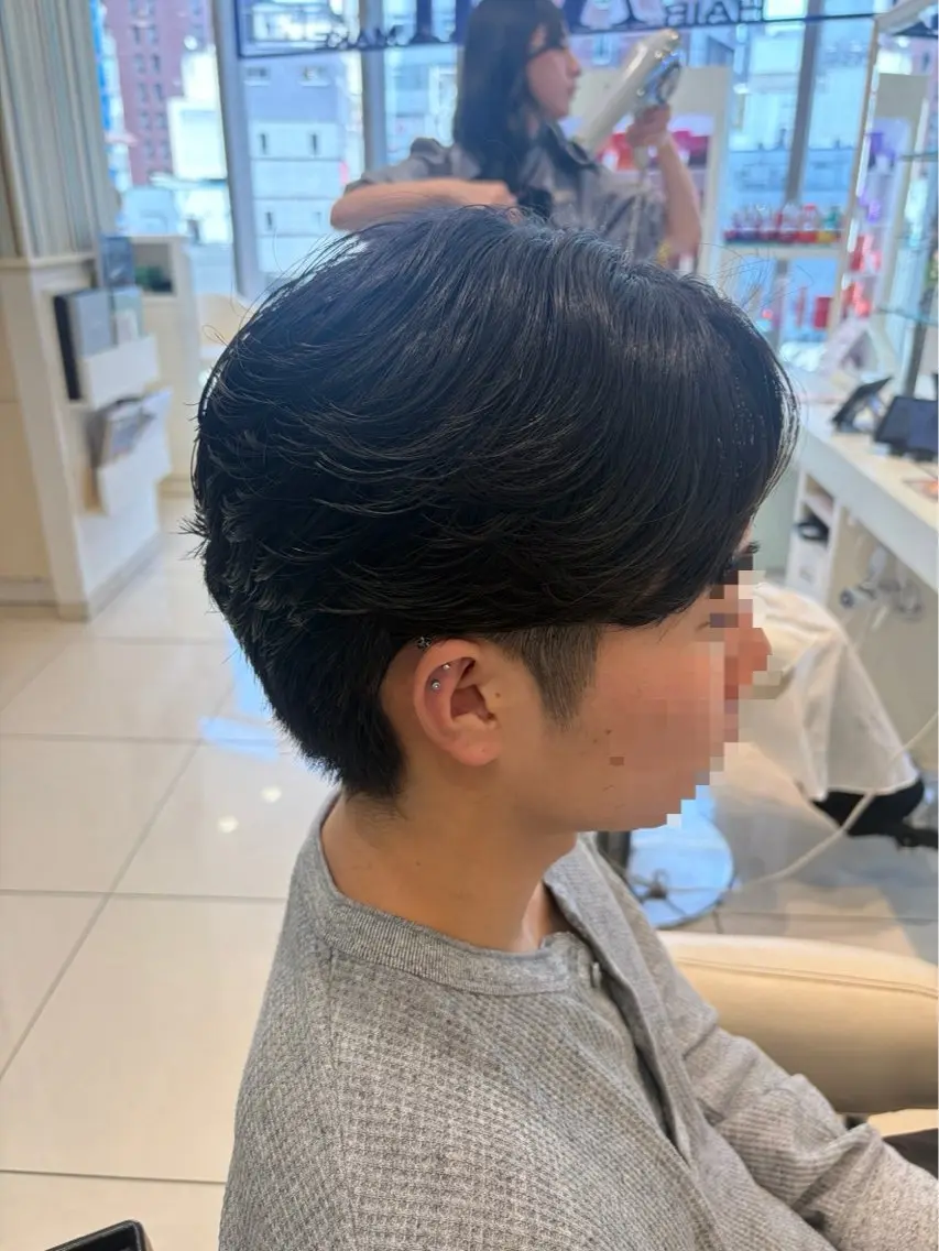 【サロン最高級ケア🩵】カット+ニュアンスパーマ+ケア剤+Aujua トリートメント👑 ¥14,000→¥8,700の写真
