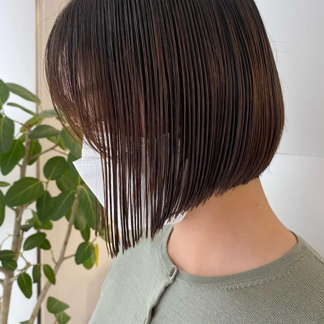 ショート カラー カット ヘアカラー トリートメント センターパート/ レイヤー/ayuのヘアスタイル
