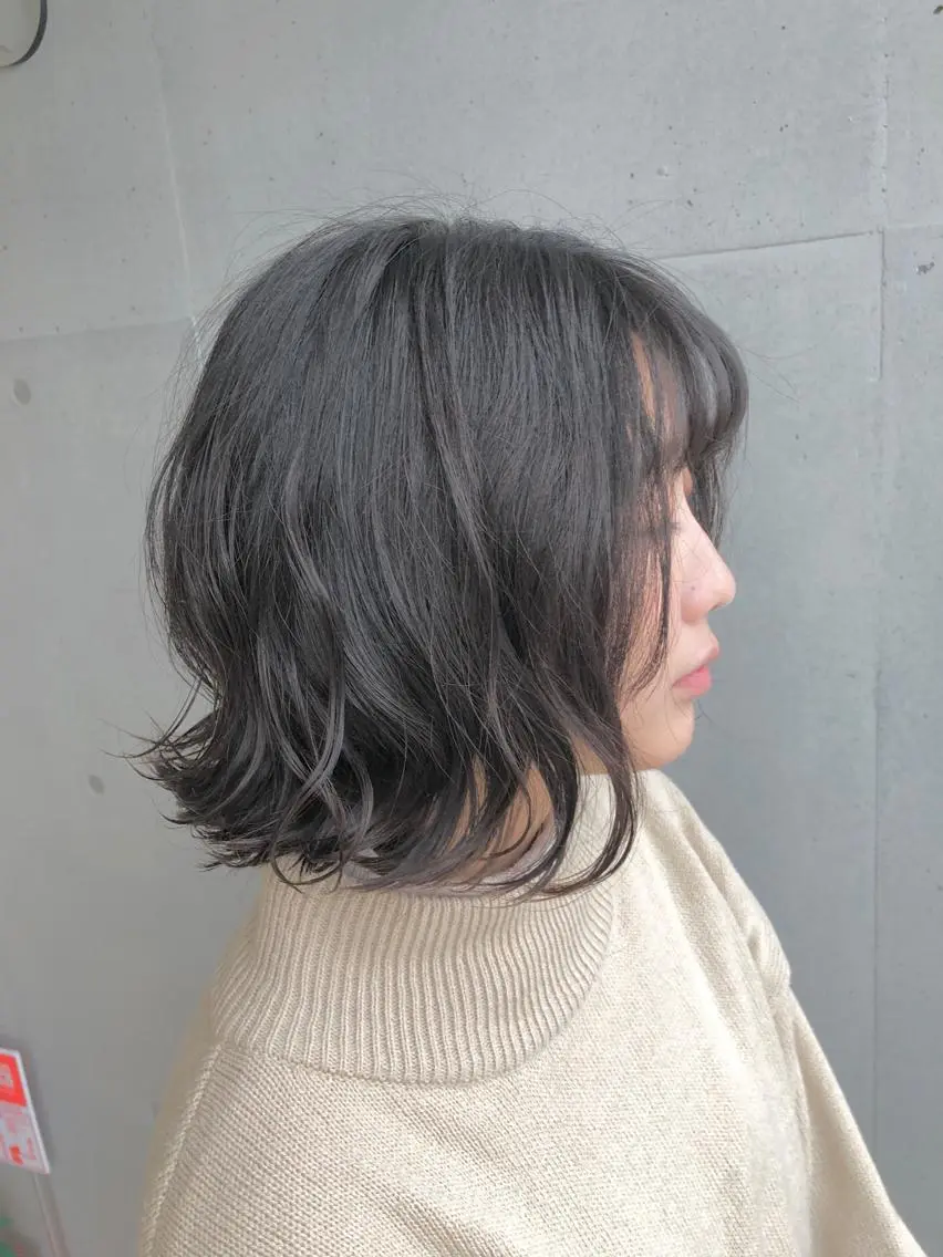 🌿3回目からのお客様🌿カット+外国人風グロスカラー+パーマ+ウォータートリートメントの写真