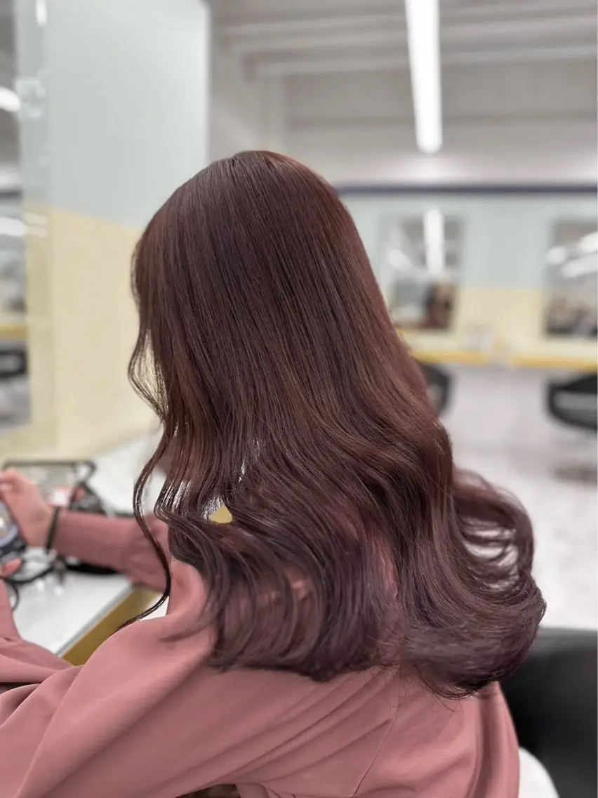 ロング カラー ヘアアレンジ 巻きラク♡レイヤー 🦢こころのヘアスタイル