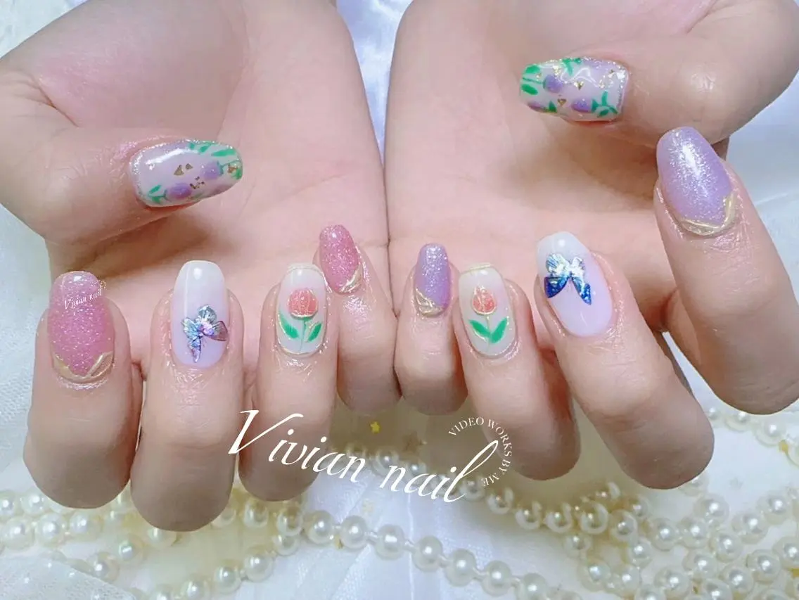 ネイル VIVIAN エイのネイルデザイン