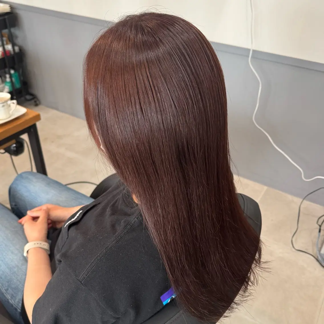 カラー ヘアカラー 栗林 萌香のヘアスタイル