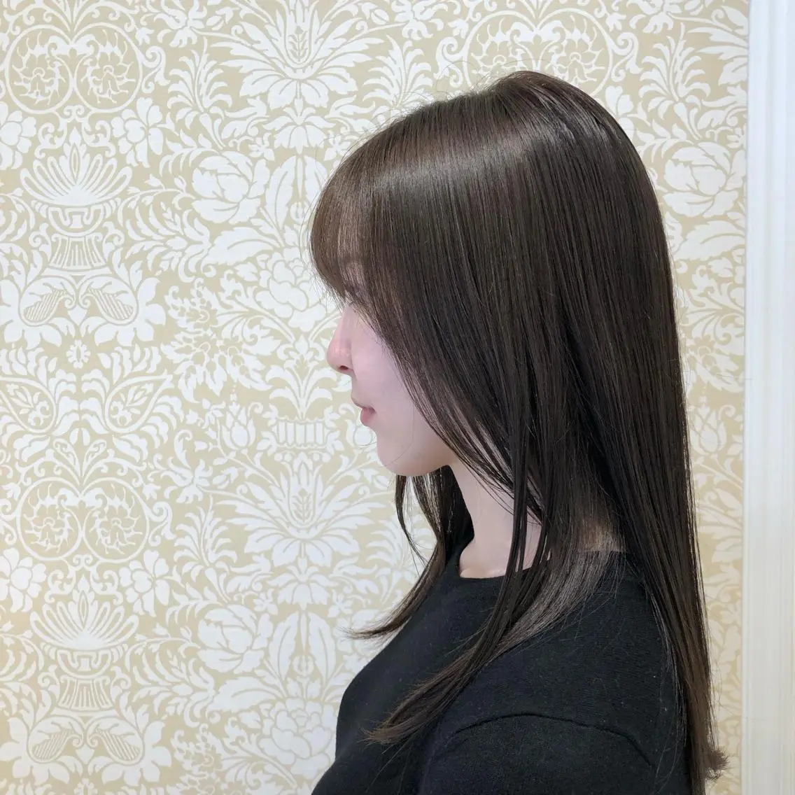 セミロング カラー トリートメント 🐠寒色系×パーマ 櫻井　麿偉🐏のヘアスタイル