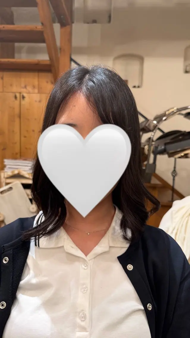 ミディアム レディースカット/ 三軒茶屋/まなか🐭のヘアスタイル