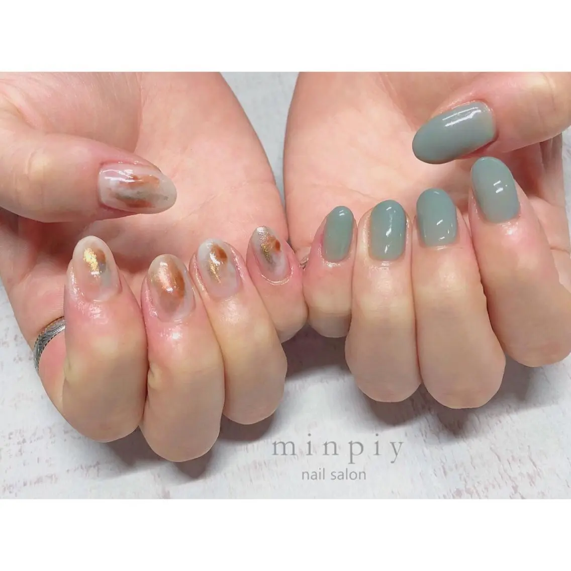 ネイル アートネイル 𖡼 yumenoのネイルデザイン