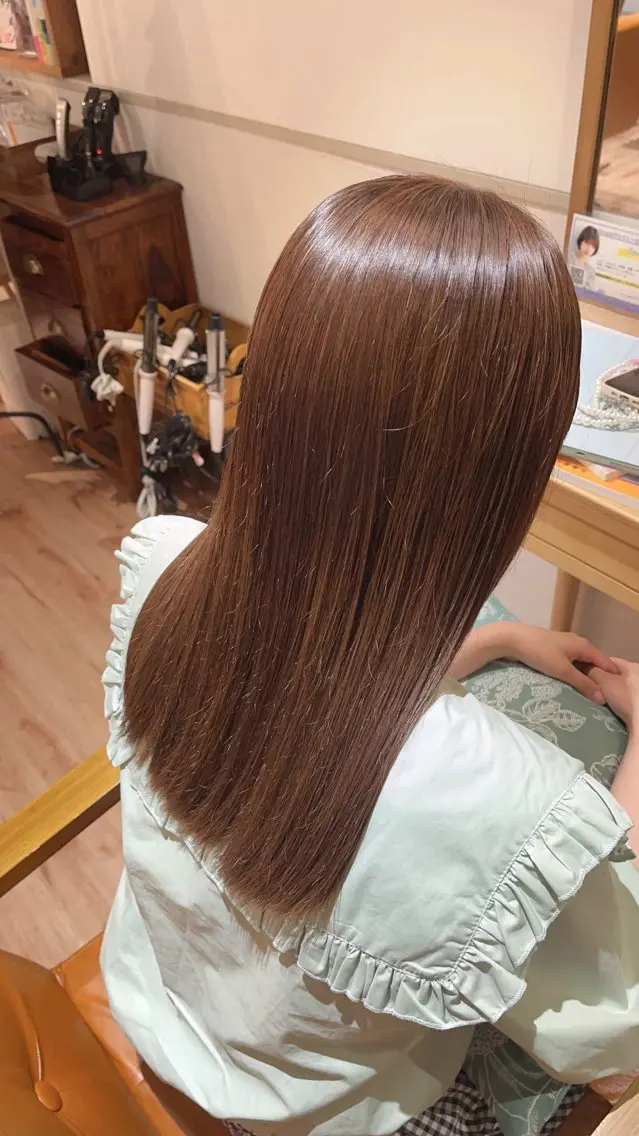 ロング カラー ブリーチ イルミナカラー Saya/ショート/ ボブ /大阪/梅田のヘアスタイル