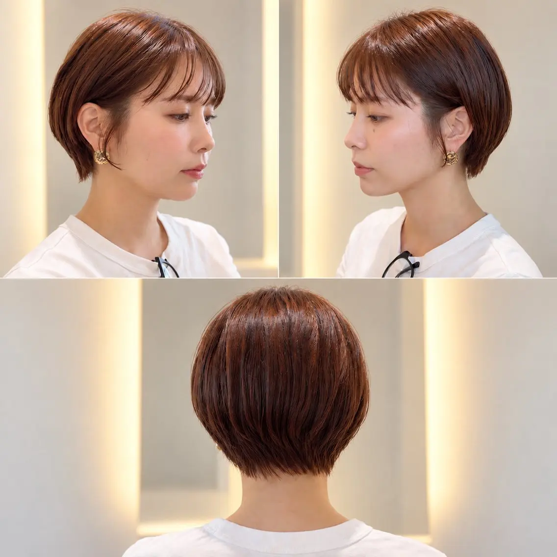 ショート カラー 丸みショート ショートヘア カット ヘアカラー 骨格診断♡ボブ 🌸清田勇輝🌸のヘアスタイル