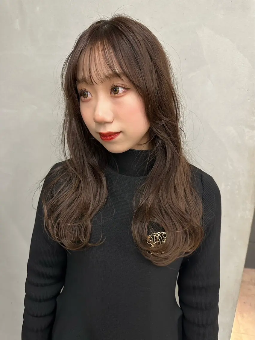 ロング カラー お悩み解決パーマ hana🩰のヘアスタイル