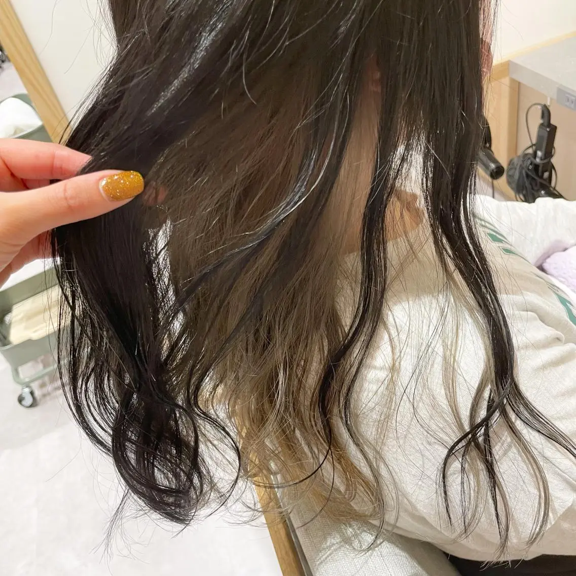 ロング カラー spinhair fluffyのヘアスタイル