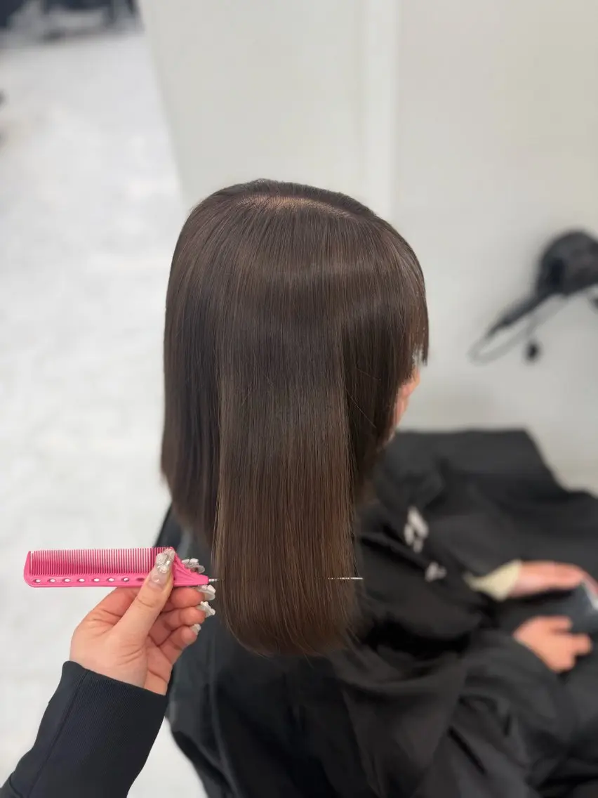 カラー ヘアカラー トリートメント 透明感カラー🎀艶髪 Anju/渋谷🎀のヘアスタイル