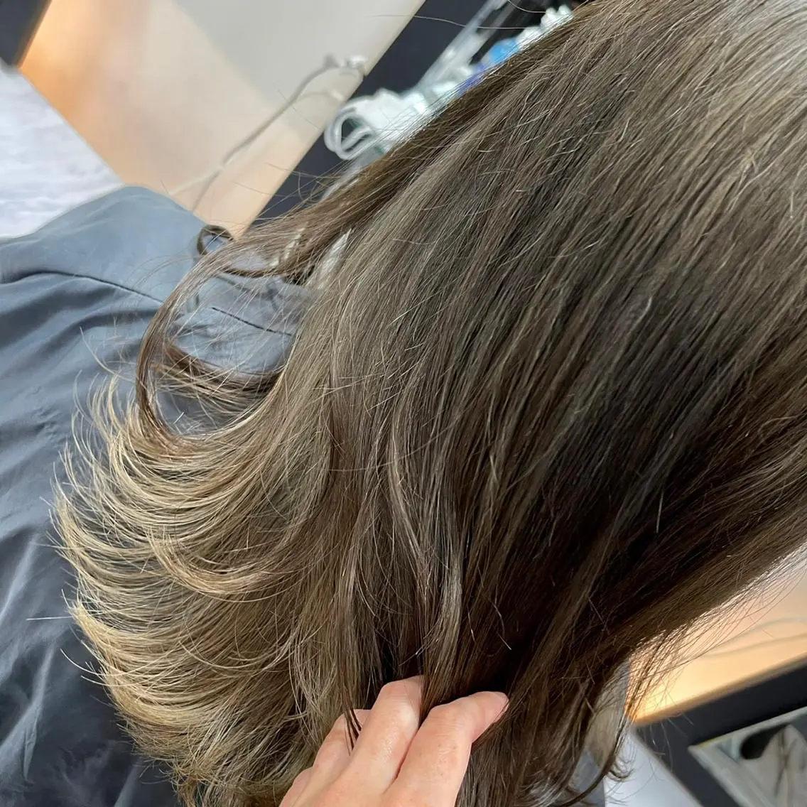 ミディアム カラー ベージュカラー ブラウンカラー 🌼杉田 胡桃🌼のヘアスタイル