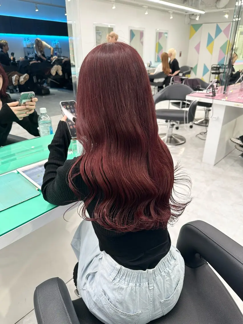 ロング カラー ヘアアレンジ メンズ ヘアカラー トリートメント ヘッドスパ ヘアセット 🌈トレンドヘア 🌈WATARU🌈のヘアスタイル