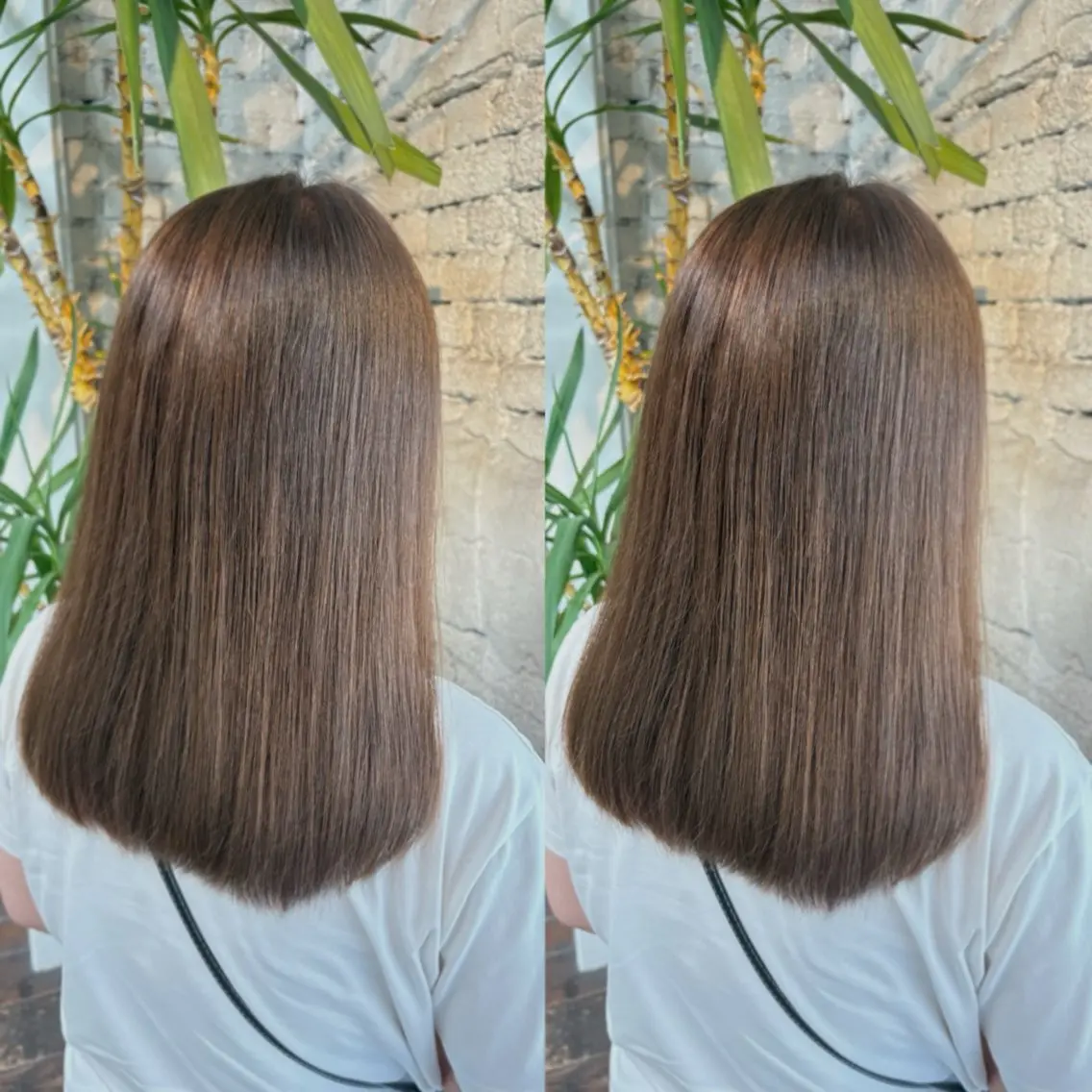 セミロング 杉原 向日梨のヘアスタイル