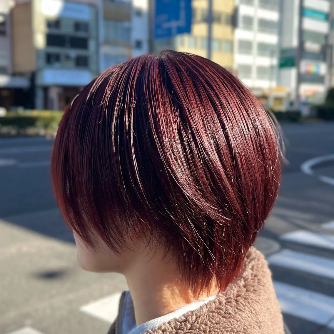 ショート SHUN/韓国/ レイヤー/透明感🖤のヘアスタイル