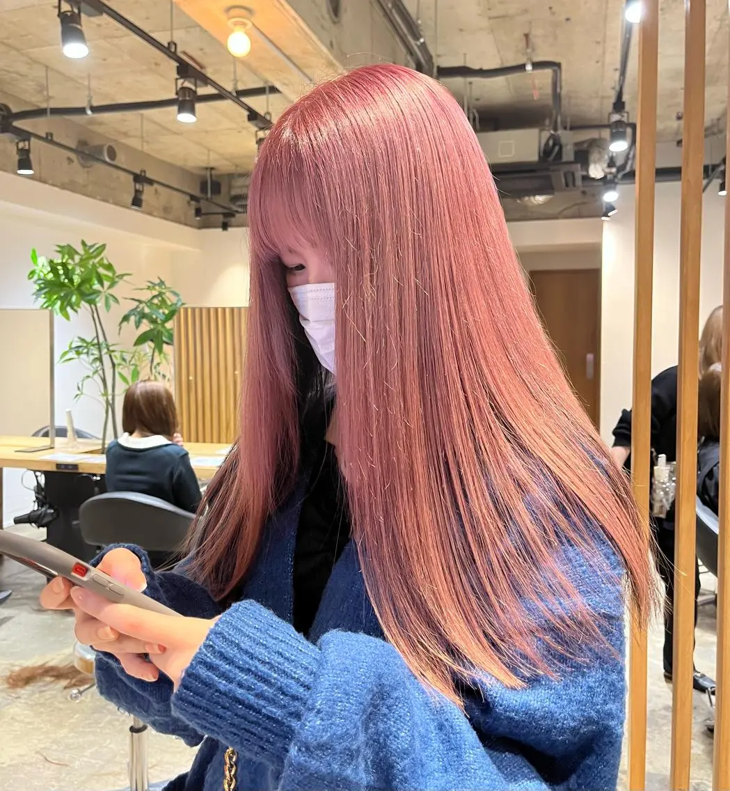 ロング カラー カット ヘアカラー トリートメント ヘアセット ハイトーン/レイヤー 💜Akaneのヘアスタイル