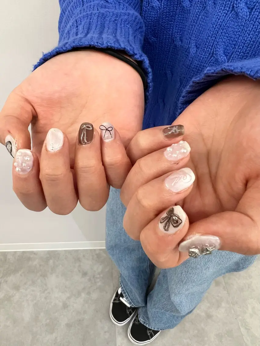 ネイル フラッシュネイル ジェルネイル 韓国ネイル メンズネイル 持ち込み ハンドネイル ハンドケア Bana_ Nailのネイルデザイン