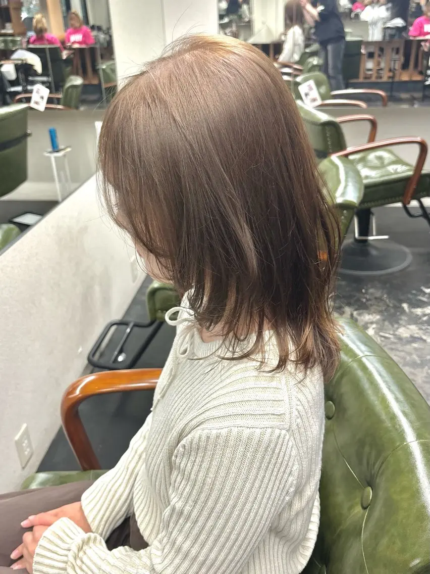 似合わせカット+オーガニックカラーの写真