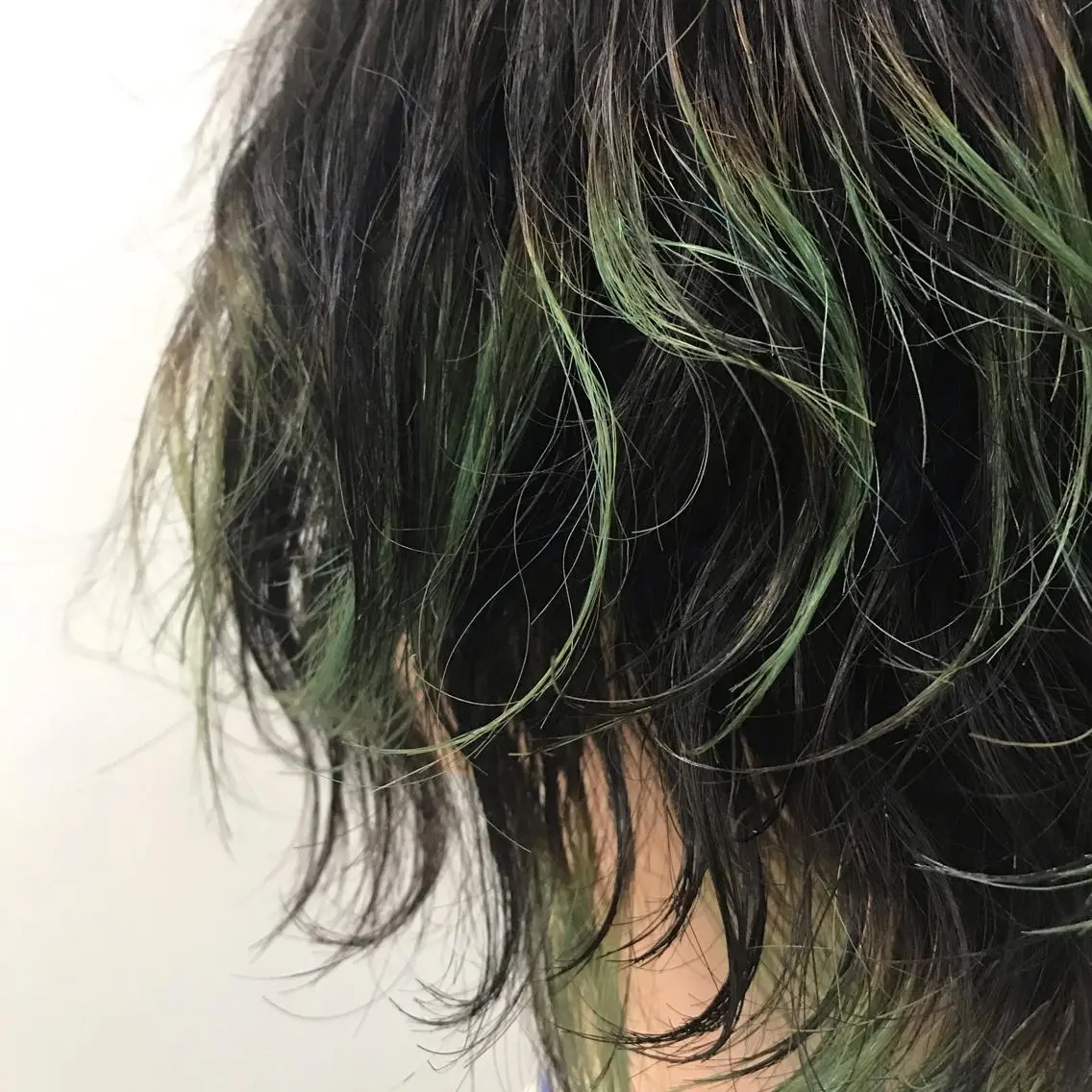 セミロング カラー パーマ 原田 聖也のヘアスタイル