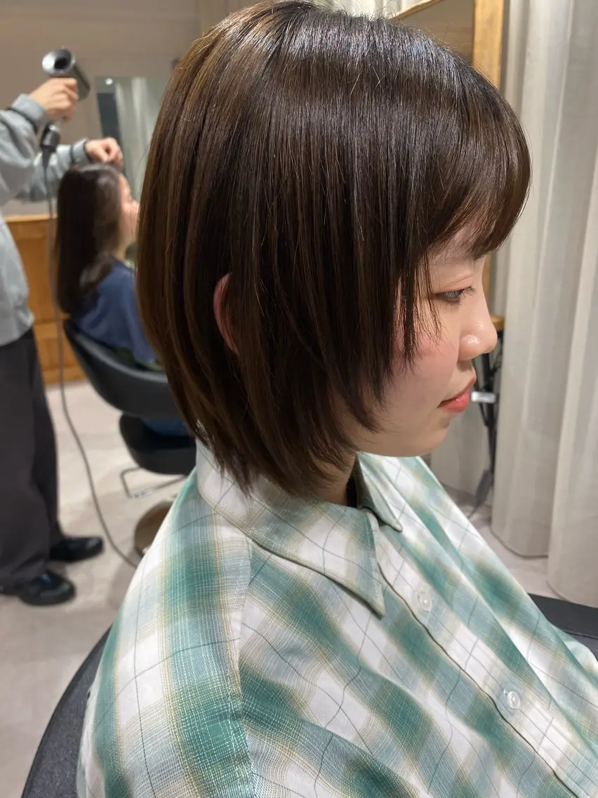 ショート カラー ボブレイヤー ボブ レイヤーカット カット ヘアカラー iroha/ n.w.h🎀のヘアスタイル