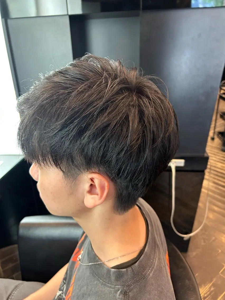 ショート ショートヘア 奥村 宏治のヘアスタイル