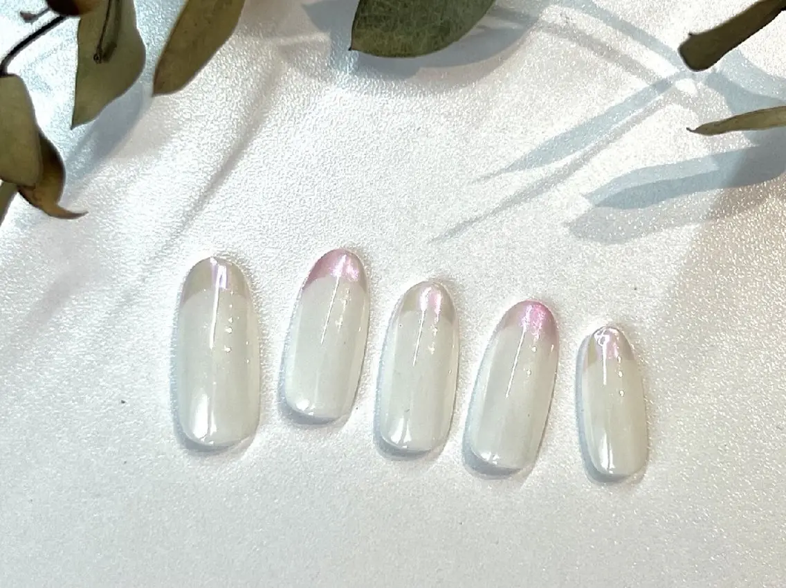 ネイル フレンチネイル ミラーネイル ニュアンスネイル NailSalon MAHINAのネイルデザイン