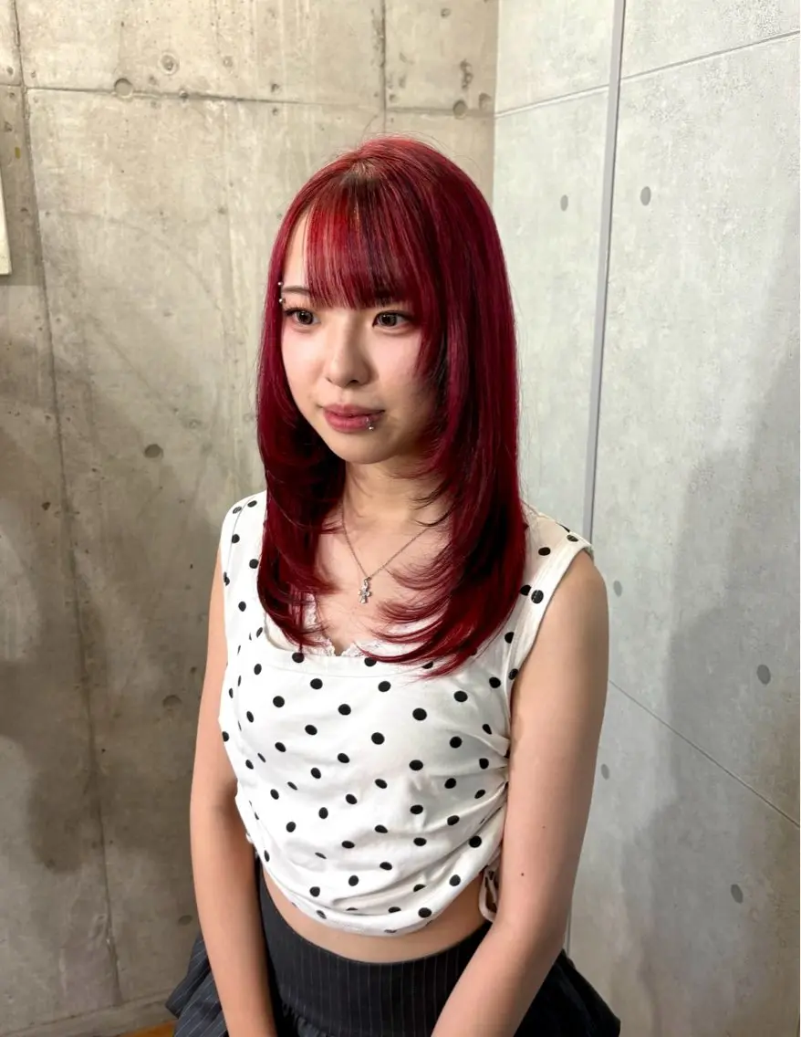 セミロング カラー ヘアカラー 🎗️かとう しほ🎗️のヘアスタイル