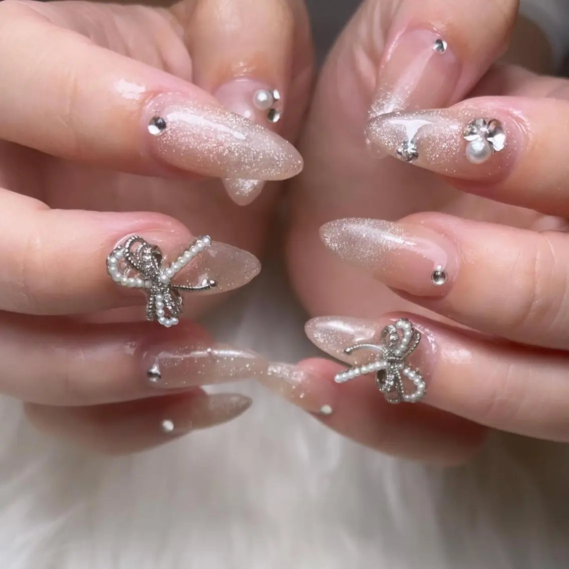 ロング ネイル BELLUNA Mizuki❤︎のネイルデザイン