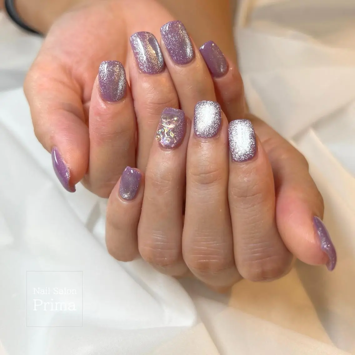 ミディアム ネイル SalonPrima 西院Nail&Eyeのネイルデザイン