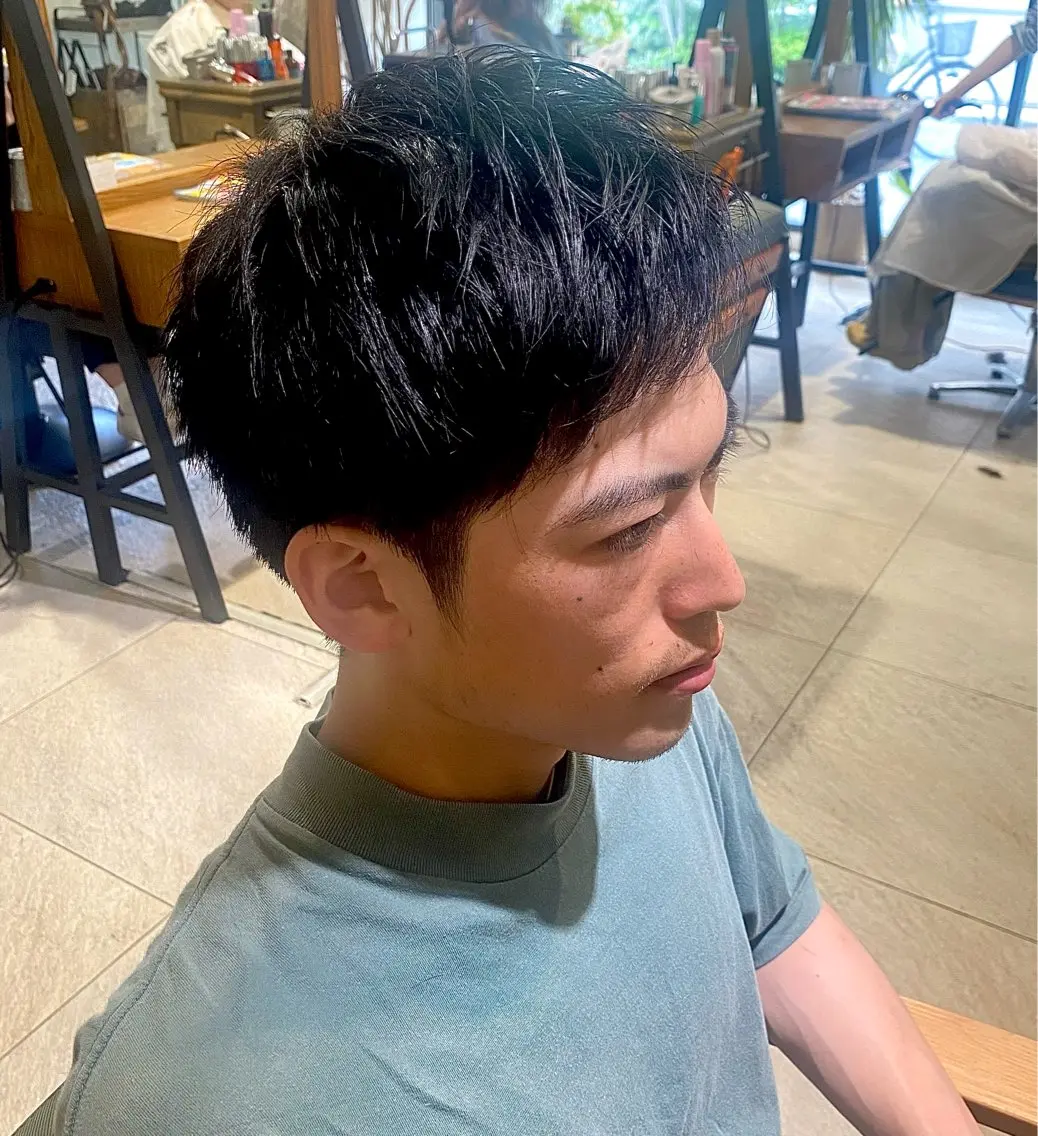 メンズヘアカット(2cm以上)の写真