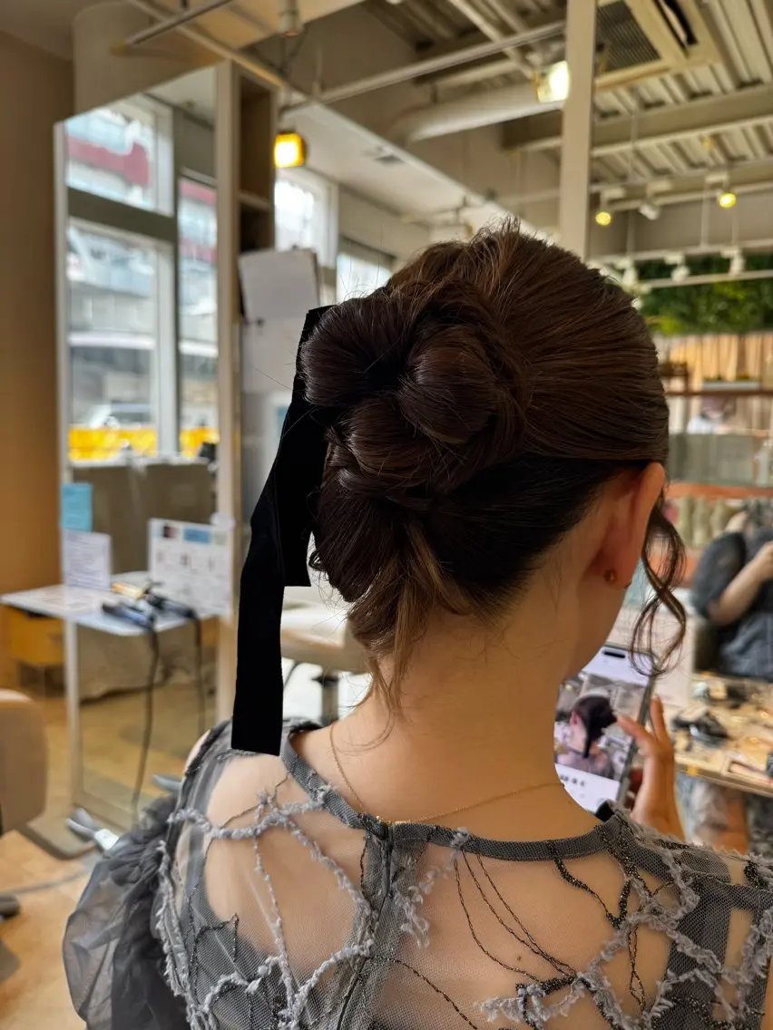ヘアアレンジ ヘアセット 本田 卓也のヘアスタイル