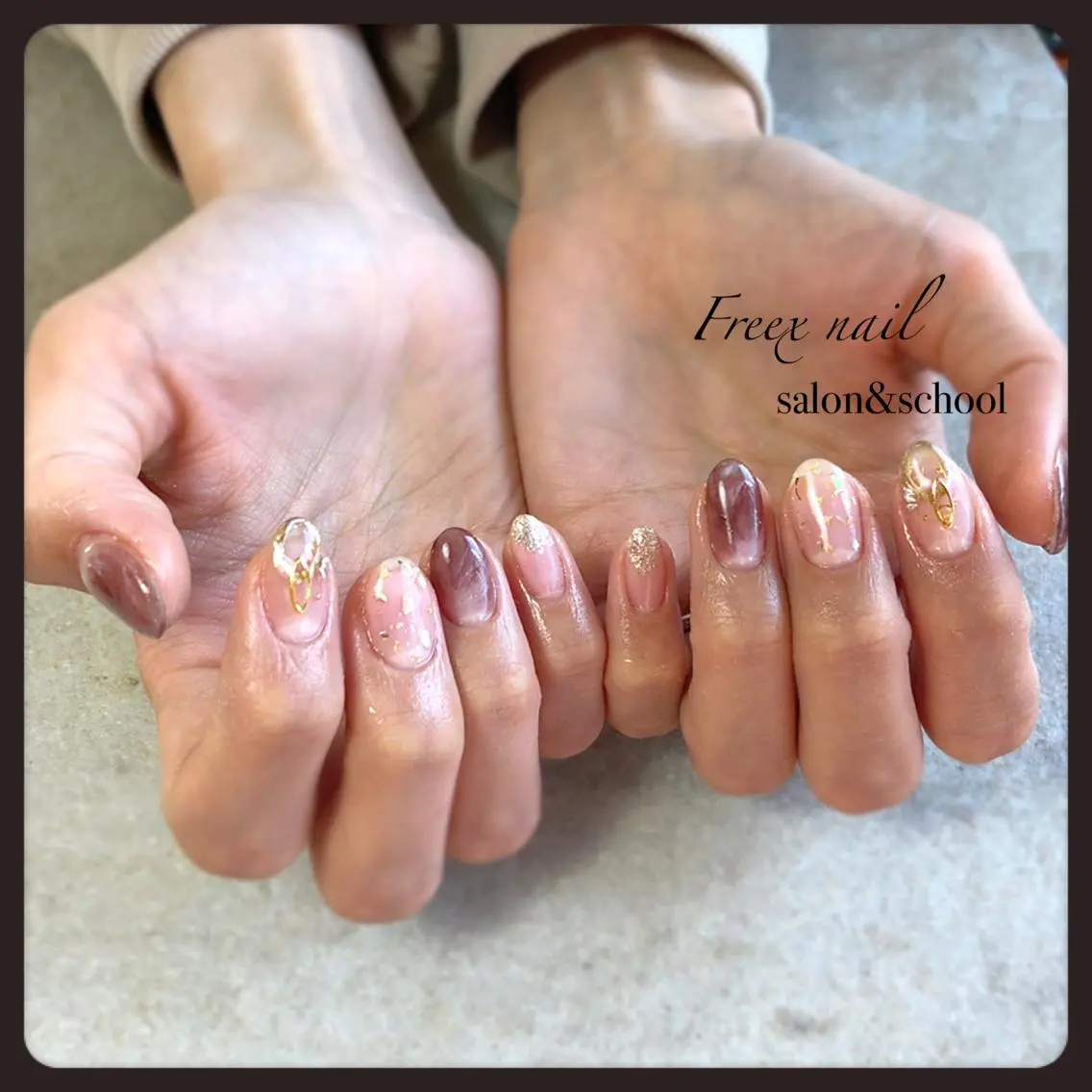 ネイル クリアネイル ニュアンスネイル freex nail /ニュアンス/個性派のネイルデザイン