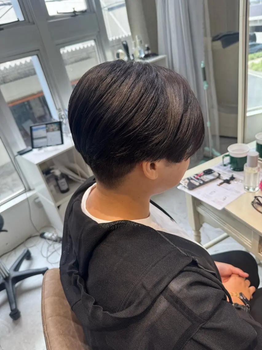 メンズ センターパート 刈り上げ 20日◎髪質改善 misatoのヘアスタイル