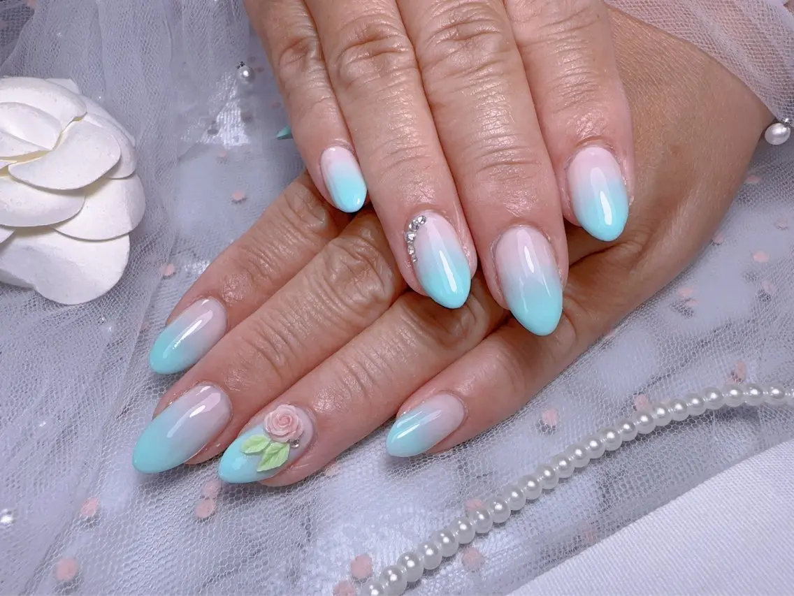 ショート 韓国風ヘア Belle nail salon 新小岩のネイルデザイン