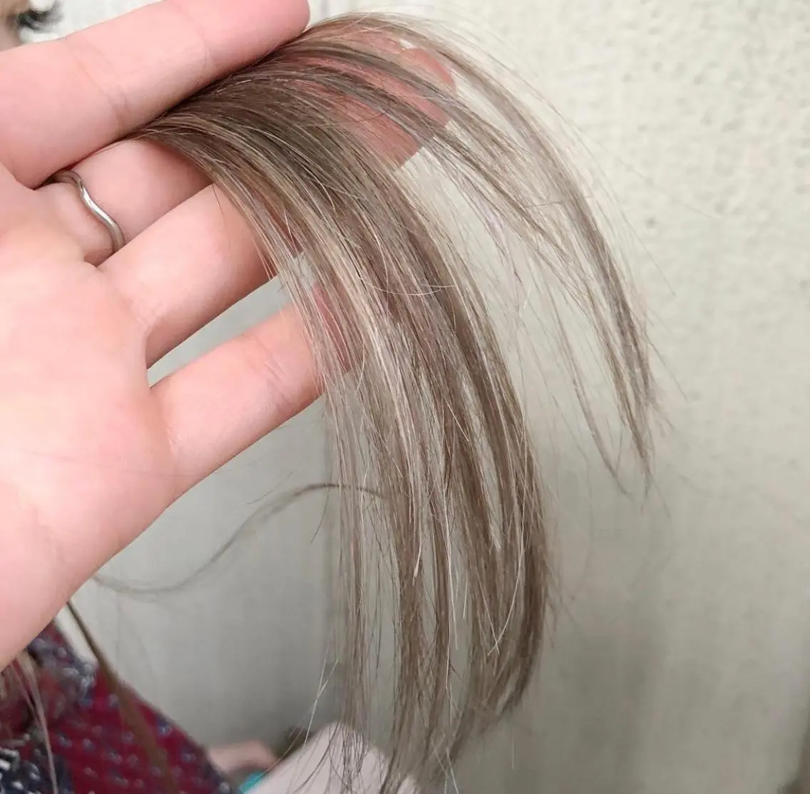 カラー ブリーチ ハイライトカラー ヘアカラー トリートメント ボブ♡柔らかいカラー 實松栞理のヘアスタイル