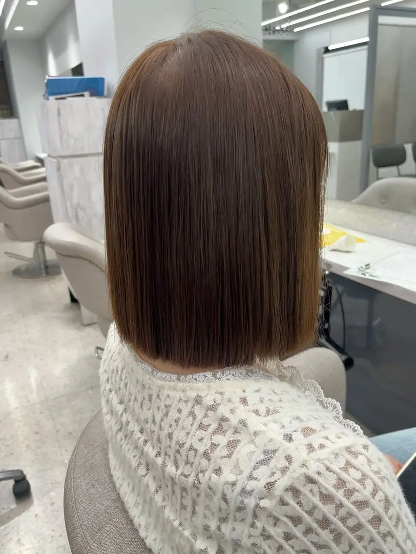 カラー ブリーチ 透明感カラー ブリーチなしカラー 🍐シャドウパーマ メンズ特化/守岡🍐のヘアスタイル