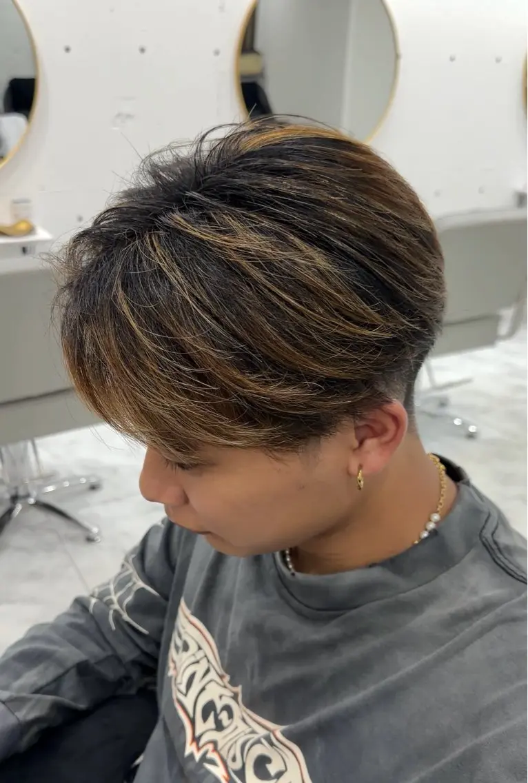 メンズ センターパート 相野 隼人のヘアスタイル