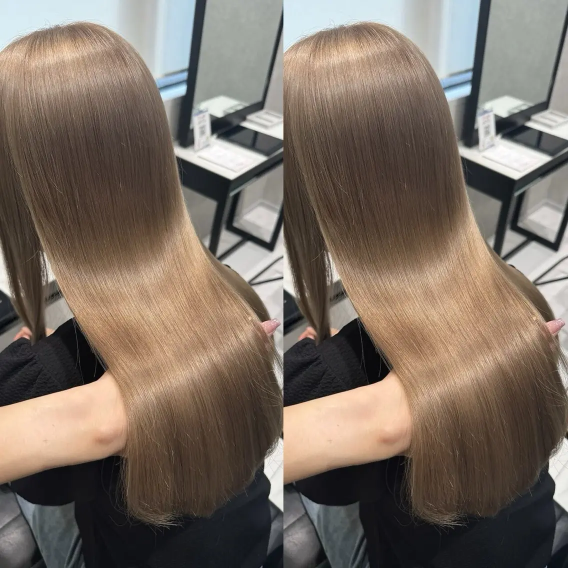 ロング カット 縮毛矯正 トリートメント 髪質改善 竹川裕太のヘアスタイル