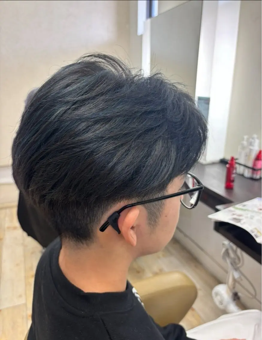 ショート メンズ 片岡 陽のヘアスタイル