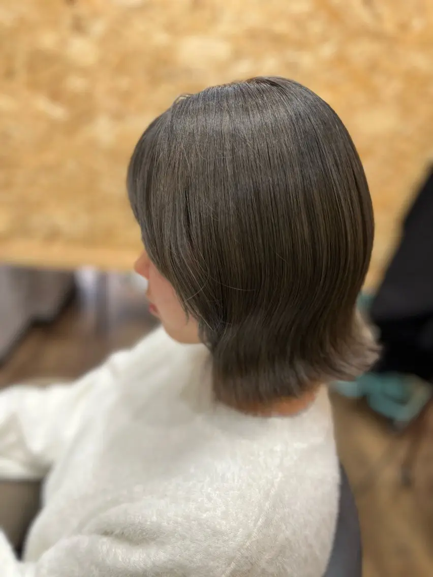 ミディアム カラー グレージュ 【髪質改善都賀】 chisatan🍊のヘアスタイル