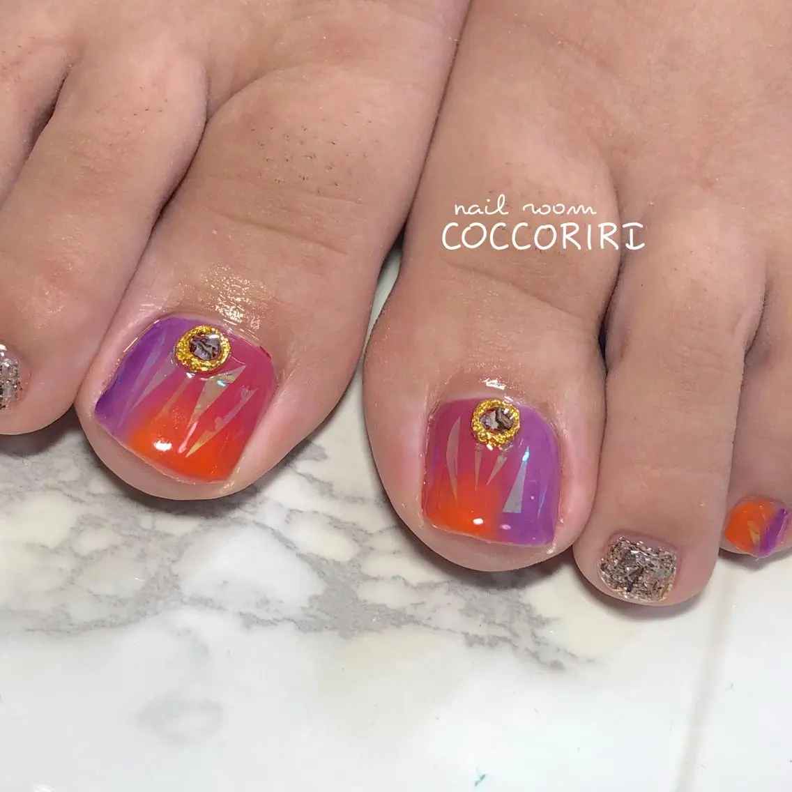 キッズ ネイル フットネイル ensowa✱laf NAILのネイルデザイン