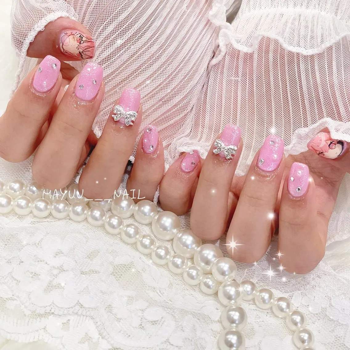 ネイル 🎀 Mayu 🎀痛ネイルのネイルデザイン