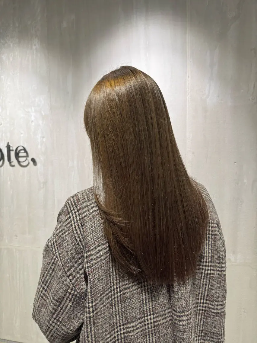 ロング カラー ヘアカラー 透明感カラー 天羅のヘアスタイル