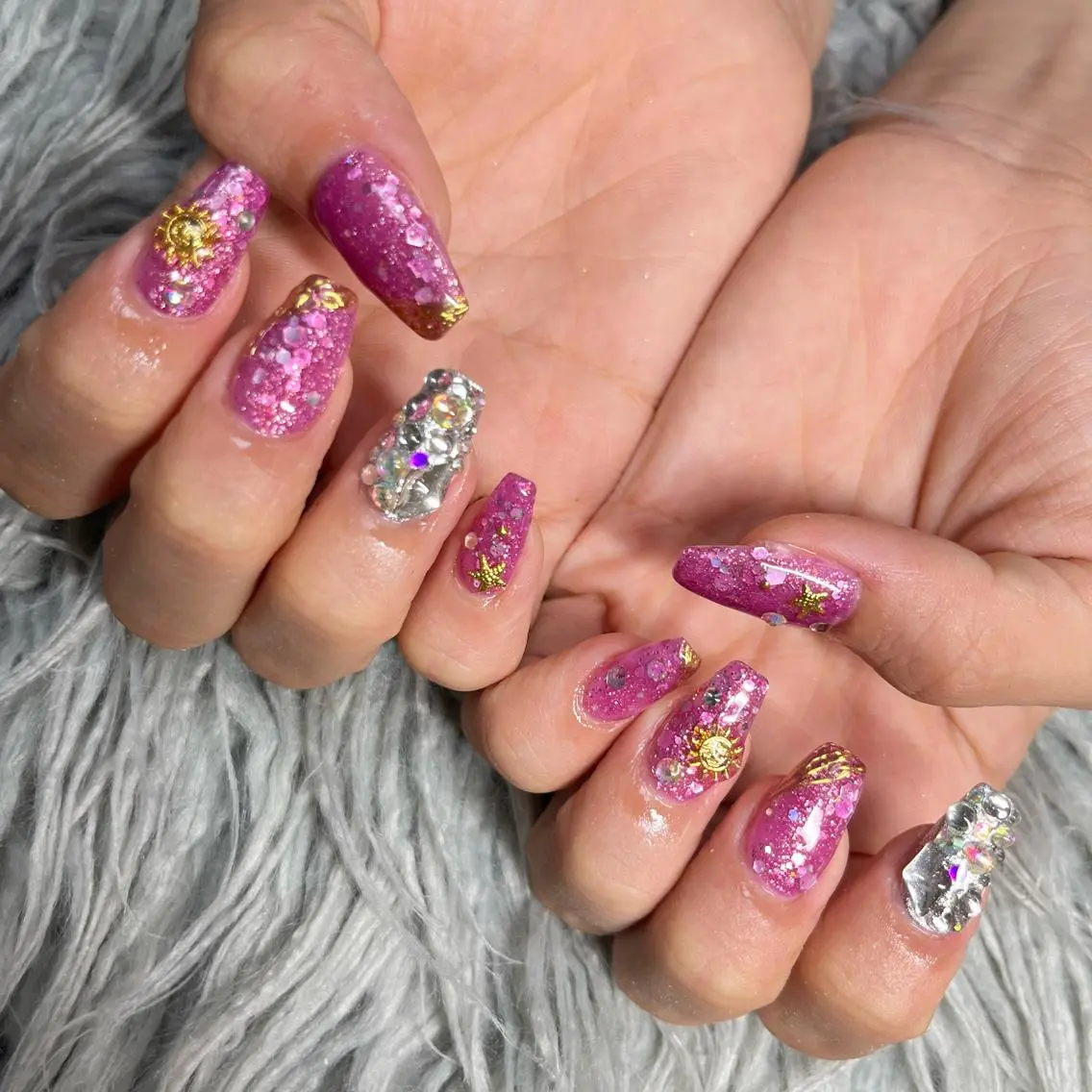 カラー ネイル ハンドネイル nail salon LNのネイルデザイン