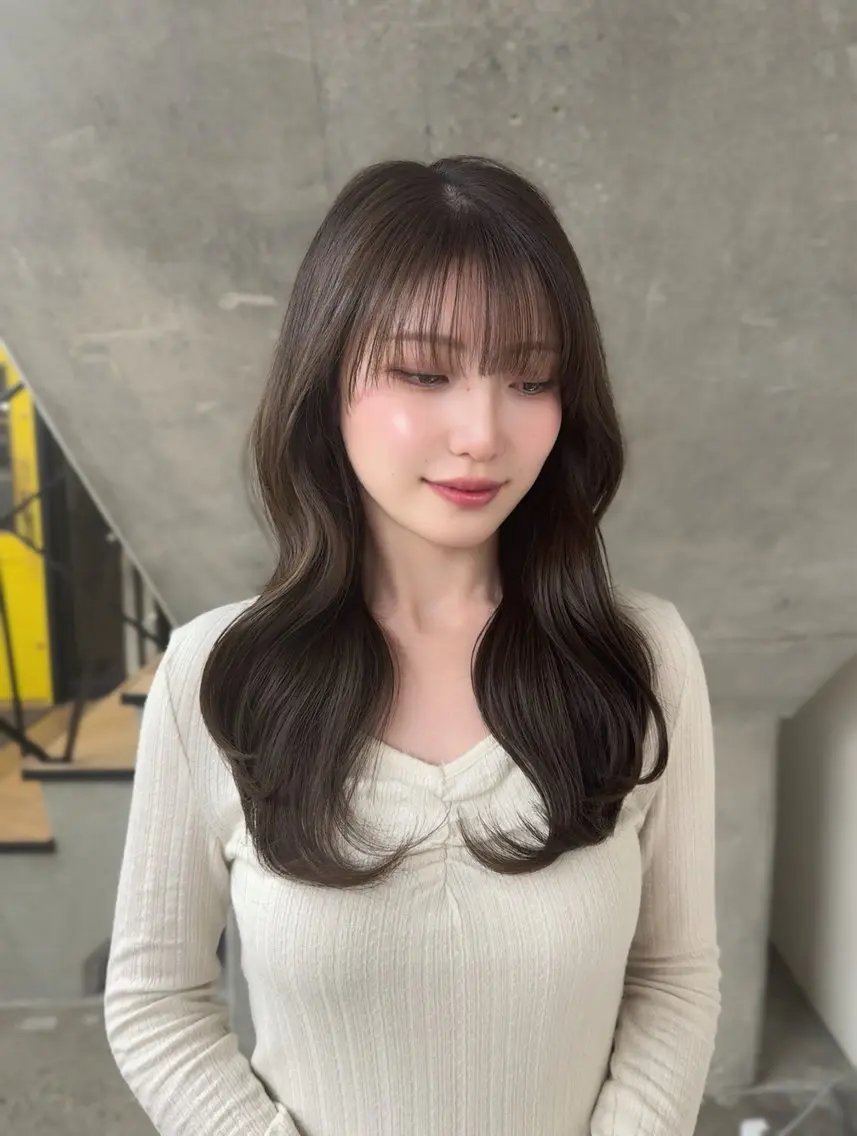 カラー ヘアカラー 小野寺 彩圭のヘアスタイル