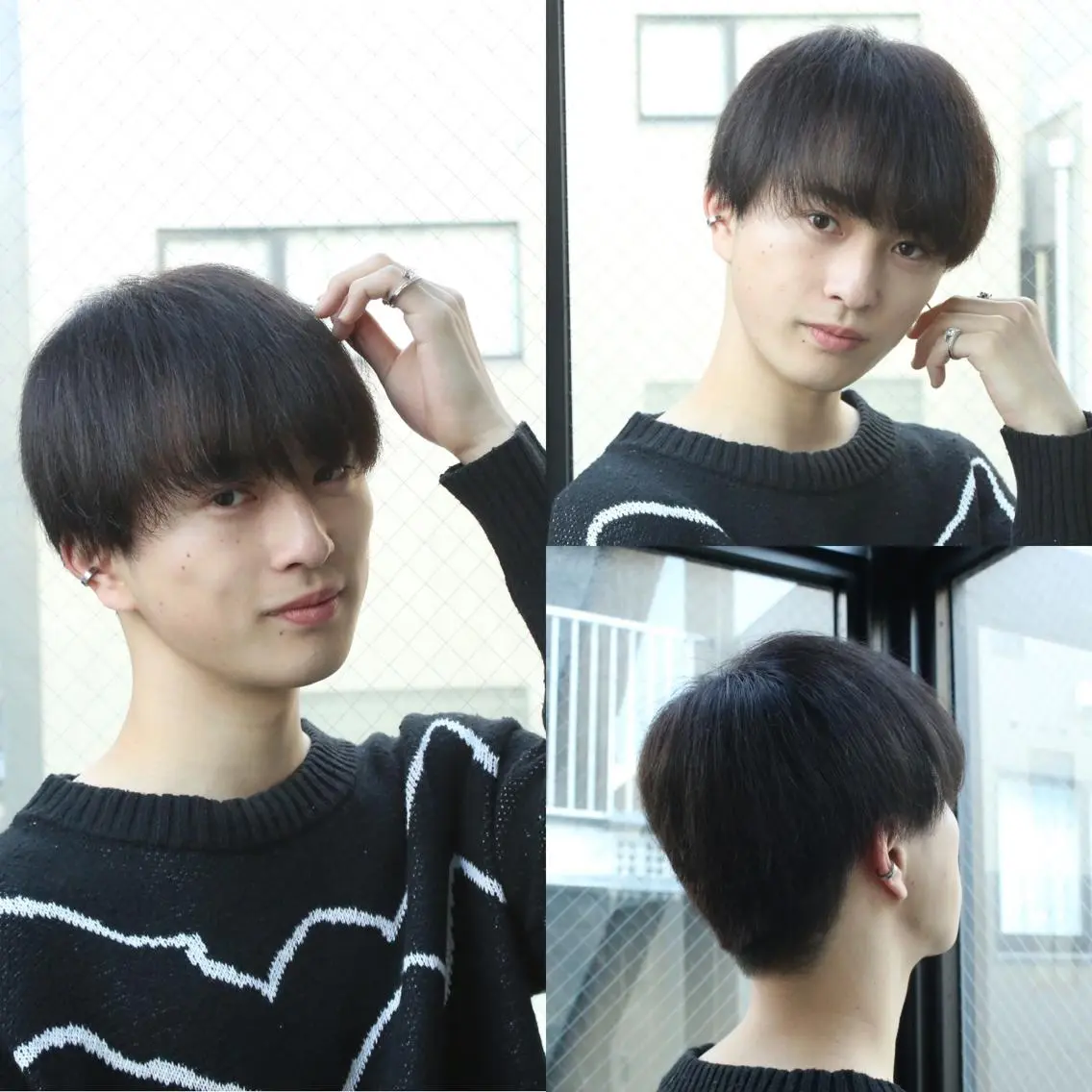 メンズ マッシュ メンズパーマ 波巻きパーマ カット トリートメント ヘアセット 【メンズヘアの匠】 タニ 心斎橋 アメ村のヘアスタイル