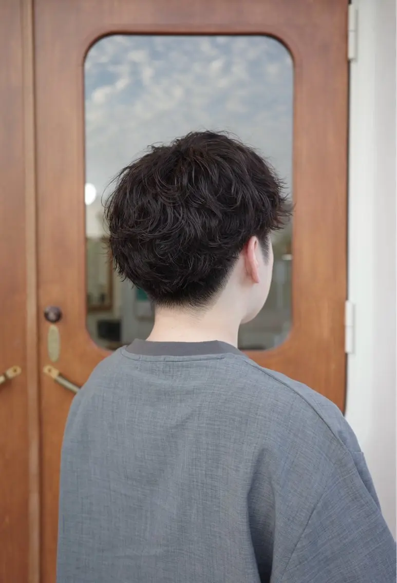 パーマ モトムラ アミのヘアスタイル