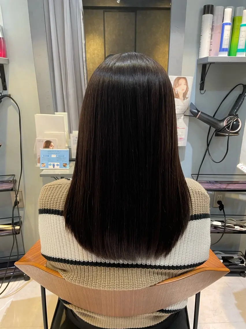 セミロング カット トリートメント 銀座・有楽町 かけるのヘアスタイル